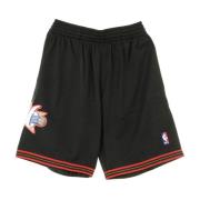 Mitchell & Ness NBA Swingman Shorts 2000-01 Phi76e Black, Herr