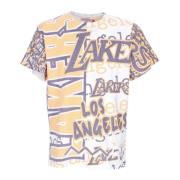 Mitchell & Ness NBA Jumbotron 2.0 Tee Los Angeles Lakers Multicolor, H...