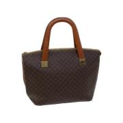 Celine Vintage Pre-owned Tyg handvskor Brown, Dam