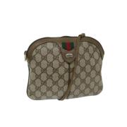 Gucci Vintage Pre-owned Canvas gucci-vskor Beige, Dam