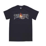 Thrasher Svart Cop Car Tee Kortärmad Black, Herr