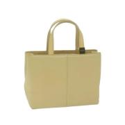 Burberry Vintage Pre-owned Laeder handvskor Beige, Dam