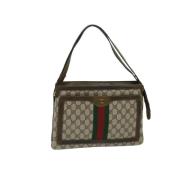 Gucci Vintage Pre-owned Canvas gucci-vskor Beige, Dam