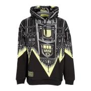 Dolly Noire Milan Cathedral Print Hoodie Svart/Lime Multicolor, Herr