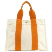 Hermès Vintage Pre-owned Canvas handvskor Orange, Dam