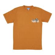 Market Bear Tee Earth T-shirt Brown, Herr