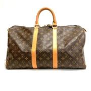 Louis Vuitton Vintage Pre-owned Canvas handvskor Brown, Dam