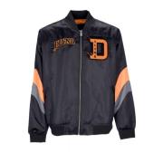 Dolly Noire Satin Bomberjacka Svart/Orange Black, Herr