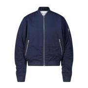 Samsøe Samsøe Urban Bomber Jacket Blue, Dam