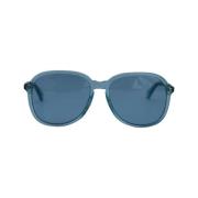 Gucci Vintage Pre-owned Tyg solglasgon Blue, Dam