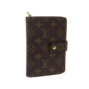 Louis Vuitton Vintage Pre-owned Belagd canvas plnbcker Brown, Dam