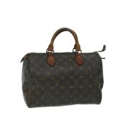 Louis Vuitton Vintage Pre-owned Canvas handvskor Brown, Dam