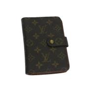 Louis Vuitton Vintage Pre-owned Belagd canvas plnbcker Brown, Dam