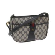 Gucci Vintage Pre-owned Canvas gucci-vskor Blue, Dam