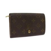 Louis Vuitton Vintage Pre-owned Belagd canvas plnbcker Brown, Dam