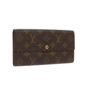 Louis Vuitton Vintage Pre-owned Belagd canvas plnbcker Brown, Dam