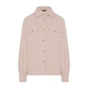 Kiton Kashmir Overshirt Pink, Dam