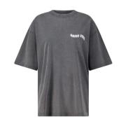 Anine Bing Retro Backprint T-Shirt Gray, Dam