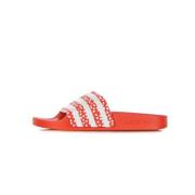 Adidas Polka Dot Tofflor Cloud White/Röd Red, Dam