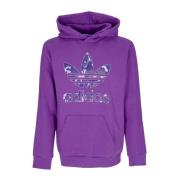 Adidas Camo Graphics Aktiv Lila Hoodie Purple, Herr