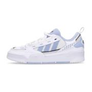 Adidas Blå Dawn Lädersneaker med Gummisula Blue, Herr