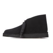 Clarks Svart Mocka Herr Livsstil Sko Black, Herr