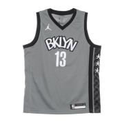 Jordan Brooklyn Nets Basketball Tank Top Gray, Herr