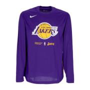 Nike Lakers Långärmad T-shirt Lila/Gul Purple, Herr