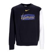 Nike NBA Courtside Crewneck Sweatshirt Svart Black, Herr