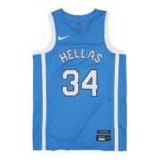 Nike Grekisk Basket Tank Top Giannis Antetokounmpo Blue, Herr