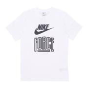 Nike Vit Herr Tee med Logo Print White, Herr