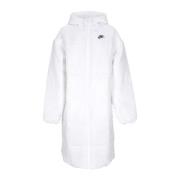 Nike Lång Dunjacka Klassisk Parka Vit/Svart White, Dam