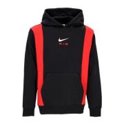 Nike Sportswear Air Pullover Fleece Hoodie Black, Herr