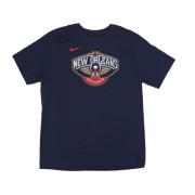 Nike New Orleans Pelicans Logotyp-T-shirt Blue, Herr