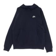 Nike Midnight Navy Fleece Hoodie Blue, Herr