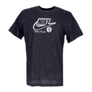 Nike Brooklyn Nets Logo Tee Svart Black, Herr