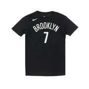 Nike Brooklyn Nets Durant Tee NBA Edition Black, Herr