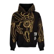 Octopus Evangelion 00 Lättvikts Hoodie Svart Black, Herr