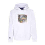 Octopus Vit Blaster Hoodie Långärmad Sweatshirt White, Herr