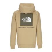 The North Face Redbox Hoodie Raglan Långärmad Sweatshirt Beige, Herr