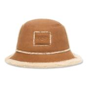 UGG Sheepskin Bucket Hat Brown, Dam