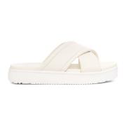 UGG Stiliga Crossband Sandaler White, Dam