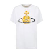 Vivienne Westwood Vit Time Machine T-shirt White, Dam