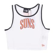 New Era Phoenix Suns Crop Tank Top White, Dam