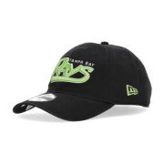 New Era MLB Throwback Böjd Skärmkeps Black, Unisex