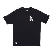 New Era Dodgers Oversized Tee Svart/Vit Black, Herr