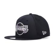 New Era NBA Lakers Platta Skärmkeps Svart Black, Unisex