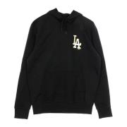 New Era Dodgers Metallic Hoodie Svart Black, Herr