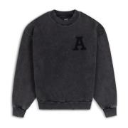 Axel Arigato State Tvättad Sweatshirt Black, Herr