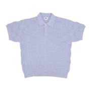 Obey Hydrangea Kortärmad Polo Sweater Blue, Herr